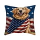 thumbnail image 1 of Fundas de almohada, fundas de almohada, fundas de cojín con estampado de bandera estadounidense de doble cara para cama, sofá, dibujos animados, funda de almohada para sofá Tetragonum, funda de almoha, 1 of 5