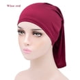 thumbnail image 2 of Women's Stretch Under Scarf Hijab Cap Solid Color Hijab Tube Under Caps Unisex Hijab Hats, 2 of 7