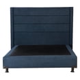 thumbnail image 2 of Box Base Cama Individual Dicasa Cabecera Lugo Azul Marino Rivo, 2 of 8