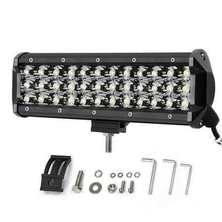 Lighting EVER 108W LED Light Bars, Off-Road Driving Spotlights, Daylight White LED Fog Lights for Off-road Car ATV SUV (Best Jeep Ever Made)