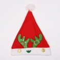 thumbnail image 7 of Darzheoy Christmas Hats Santa Hats Plush Santa Claus Christmas Decorations for Christmas New Year Festive Holiday Party Supplies, 7 of 7