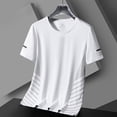 thumbnail image 2 of Men‘s T-shirt Running Sports T-shirt Fitness Training Breathable Gym Short Sleeved T-shirt Quick Drying Men Clothing Tops Summer, 2 of 7