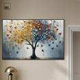thumbnail image 3 of Butterfly Dream Tree I Canvas Colorful Tree Art by Art Remedy, Black Frame, 54" x 36", 3 of 7