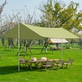 thumbnail image 3 of Toldo de vela Toldo para acampar Toldo Protección UV Lluvia Mosca Lona Sombrilla Refugio Manta de pi Tomshoo Toldo de vela, 3 of 7