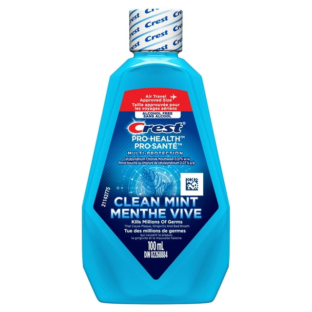 Crest Pro Health Multi Protection Clean Mint CPC (cetylpyridinium chloride) Antigingivitis/Antiplaque Oral Rinse