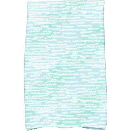 Simply Daisy 18" x 30" Marled Knit Stripe Geometric Print Hand Towel
