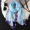 thumbnail image 2 of 2023 Moda Estampado Floral Gasa Hijab Bufanda Mujeres Pareo Señora Bandanas Toallas de Playa Verano Musulmán Velo Wrap Fular Femenino, 2 of 5