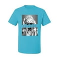 thumbnail image 2 of Wild Bobby, Marilyn Savage Bandana, Streetwear, Men Graphic Tee, Light Turquoise, Small, 2 of 4