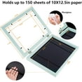 thumbnail image 4 of Mistaha Children's DIY Magnetic Flip Picture Frame for 8.5x11 Inch Artwork Storage - Acrylic Glass, MDF Frame, Unique Design, Wall Decor, Set of 2 Frames, 4 of 7