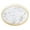 White Large, variant on Desktop Organizer Tray Marble Pattern Serving Tray Cup and Mugs Holder Round Multipurpose Vanity Decorative Tray for Bathroom Living Room White Small