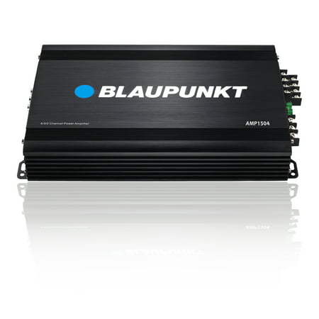 Blaupunkt AMP1504 Car Full-Range Amplifier 1500W 4-Channel Black (Best Car Amp Brands)