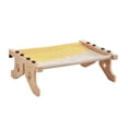 thumbnail image 2 of Gato ventana percha balcón ventana gato hamaca estante gato cama asiento lavable estable para gatos de interior sin ventosa, ahorro de espacio soporta gris amarillo Gloria Percha para ventana de gato, 2 of 9