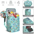 thumbnail image 5 of Travel Cooler Bag - Light Blue Dinosaurs Palms Eggs Pattern Camping Beer Cooler Backpack with Bottle Opener- Waterproof Insulated Picnic Backpacks - Cooler Bag for Beach, 5 of 6