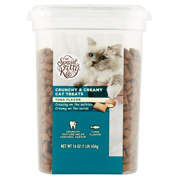 Special Kitty Tuna/Salmon Flavor Crunchy Treat for Cat, 16 oz