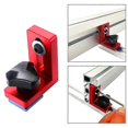 thumbnail image 2 of Connector Stopper Track Limiter Table Chute Rail Connector Guide Woodworking Hand Tool Durable Aluminum Alloy(1pc), 2 of 2