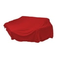 thumbnail image 2 of Furniture Dust Protection Cover - Stretchable Sofa Bed Protector Reusable Polyester Shield Renovation Storage Cloth Large Coverage Home Essential(Red), 2 of 7