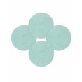thumbnail image 7 of 13 Inch Round Placemats Set of 4, Linen Mint Green Non Slip Heat Insulation PP Table Mats, Modern Minimalist Pure Solid Color Washable Place Mats for Kitchen Dining Party Table Decor, 7 of 7