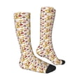 thumbnail image 3 of Picia Women Crew Soft Moisture-wicking Socks Mushroom Pattern Design Cotton Socks, One Size fit All, 3 of 9