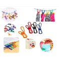 thumbnail image 3 of 30 clips de metal pequeños multiusos de colores surtidos, clips de alambre para uso general a prueba de viento, pinzas para ropa, soportes para colgar para colgar toallas de playa, libros, fotos (color al azar) Sailing Electrónica, 3 of 5