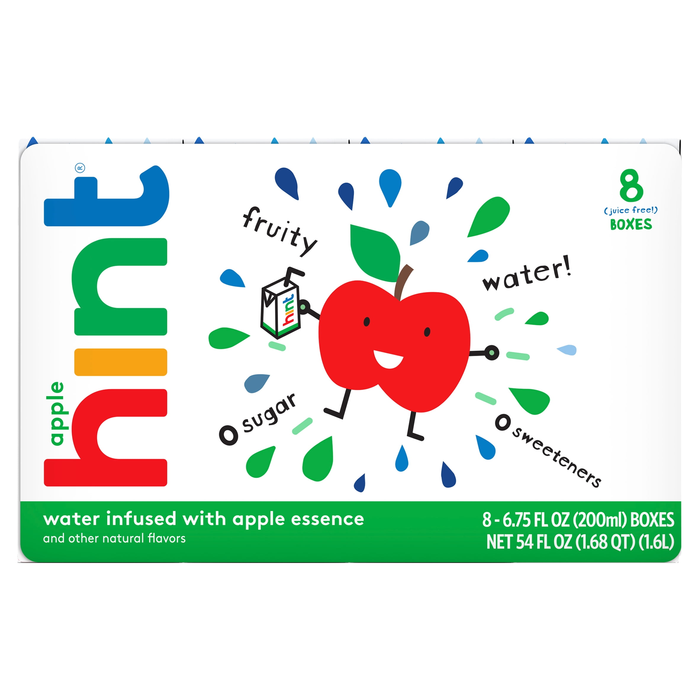 Hint Water Infused with Apple Essence, 6.75 fl oz, 8 count Walmart