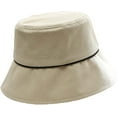thumbnail image 5 of CoCopeaunts Plain Bucket Hat Sunscreen Sunscreen Outdoor Packable Fisherman Hat Female Casual Wild Wear Solid Color Sun Cap, 5 of 8
