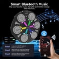 thumbnail image 2 of Hinzonek Music Boxing Machine, Smart Bluetooth Interactive Wall-Mounted Punching Pad Trainer with RGB Lights, Home Exercise Workout Gym Equipment, with Gloves, 2 of 9