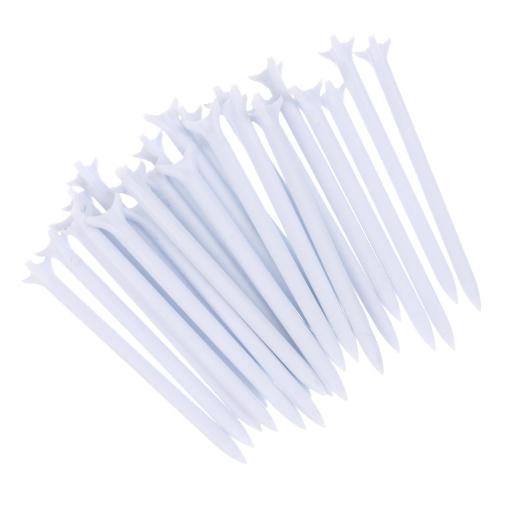 4x25 Pieces Durable 82mm golf professional tees Set Golf Accessories White