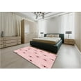thumbnail image 4 of Ahgly Company Indoor Rectangle Patterned Light Coral Pink Area Rugs, 4' x 6', 4 of 6