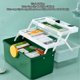 thumbnail image 4 of Caja de bloqueo de medicamentos ANGGREK caja de almacenamiento con cerradura de seguridad verde 3 capas gran capacidad para el hogar, 4 of 8
