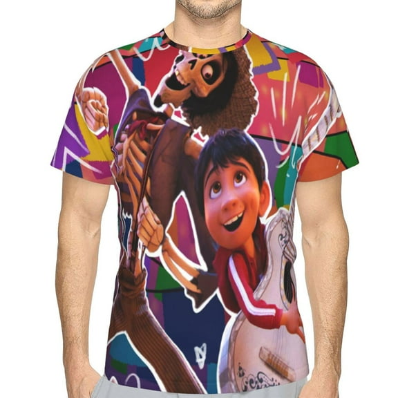 Unisex Adult Coc Movie T-Shirts, 3D Graphic Novelty Shirts Crewneck Short Sleeve Tees for Men Women