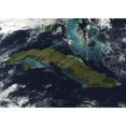 thumbnail image 2 of Satellite view of Cuba Poster Print, 2 of 2