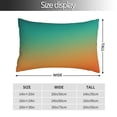 thumbnail image 2 of Fotbe Orange To Teal Gradient1 Funda de Almohada Decorativa Estilo Occidental, Lujo en Algodón, Fundas para Almohadas King, Cojín Estampado para Decoración del Hogar-20"x30", 2 of 6