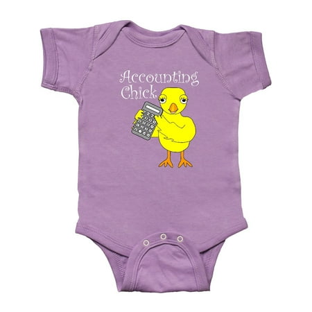 

Inktastic Accounting Chick White Text Gift Baby Girl Bodysuit