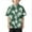 Green, variant on Hiijoy Toddler Boys Hawaii Beach Button-Down Shirt Short Sleeve Summer Shirt, Sizes 3-13