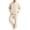 White, variant on Men’s Fuzzy Fleece Pajama Set, Full‑Zip Stand‑Collar Sleep Jacket with Side Hand Pockets & Long Sleep Pants, Warm Plush 2‑Piece Loungewear Outfit