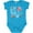 Turquoise, variant on Inktastic Our First Mother's Day Pink Flowers Boys or Girls Baby Bodysuit