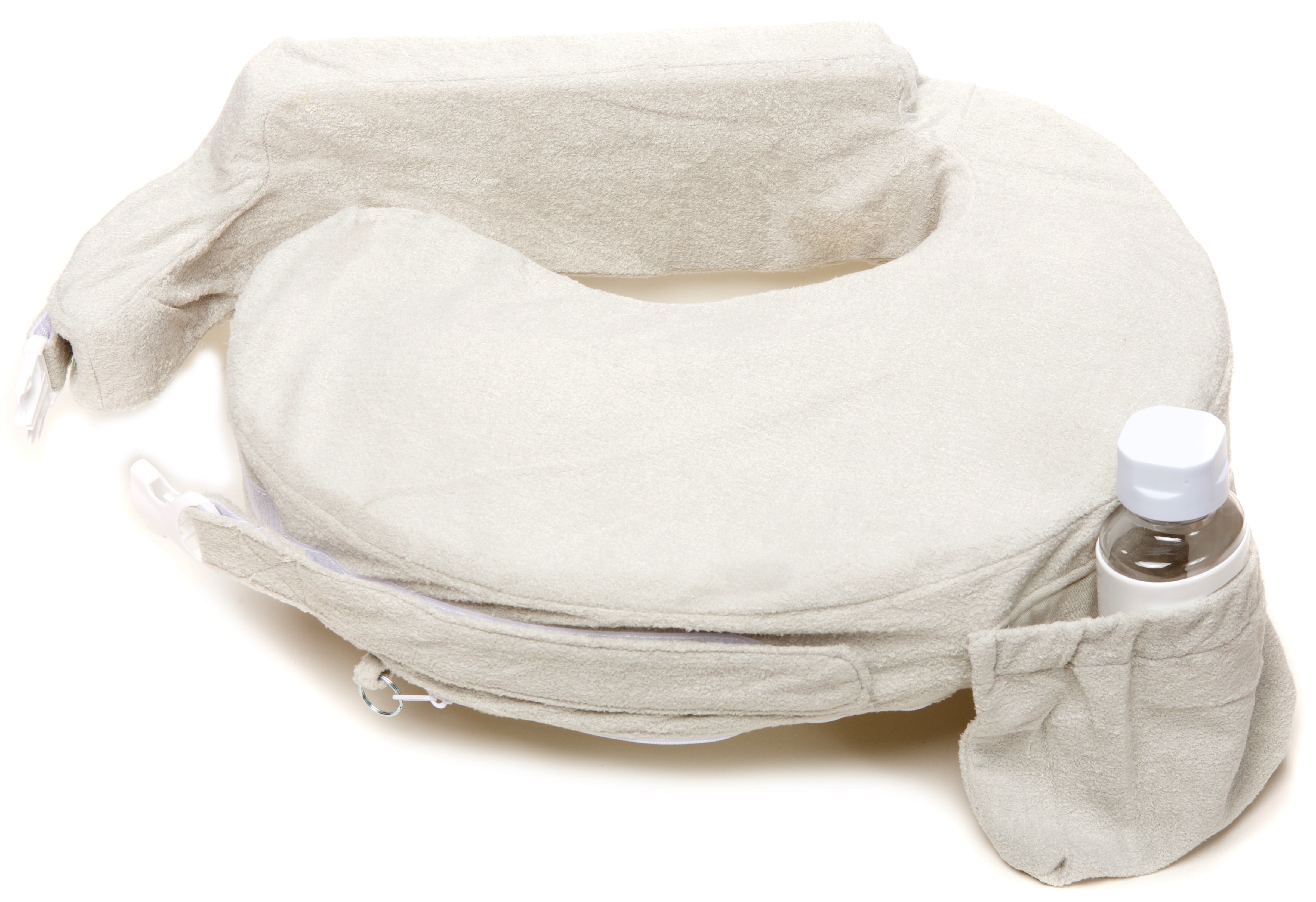 My Brest Friend Original Nursing Posture Pillow With White Organic Cotton Slipcover 