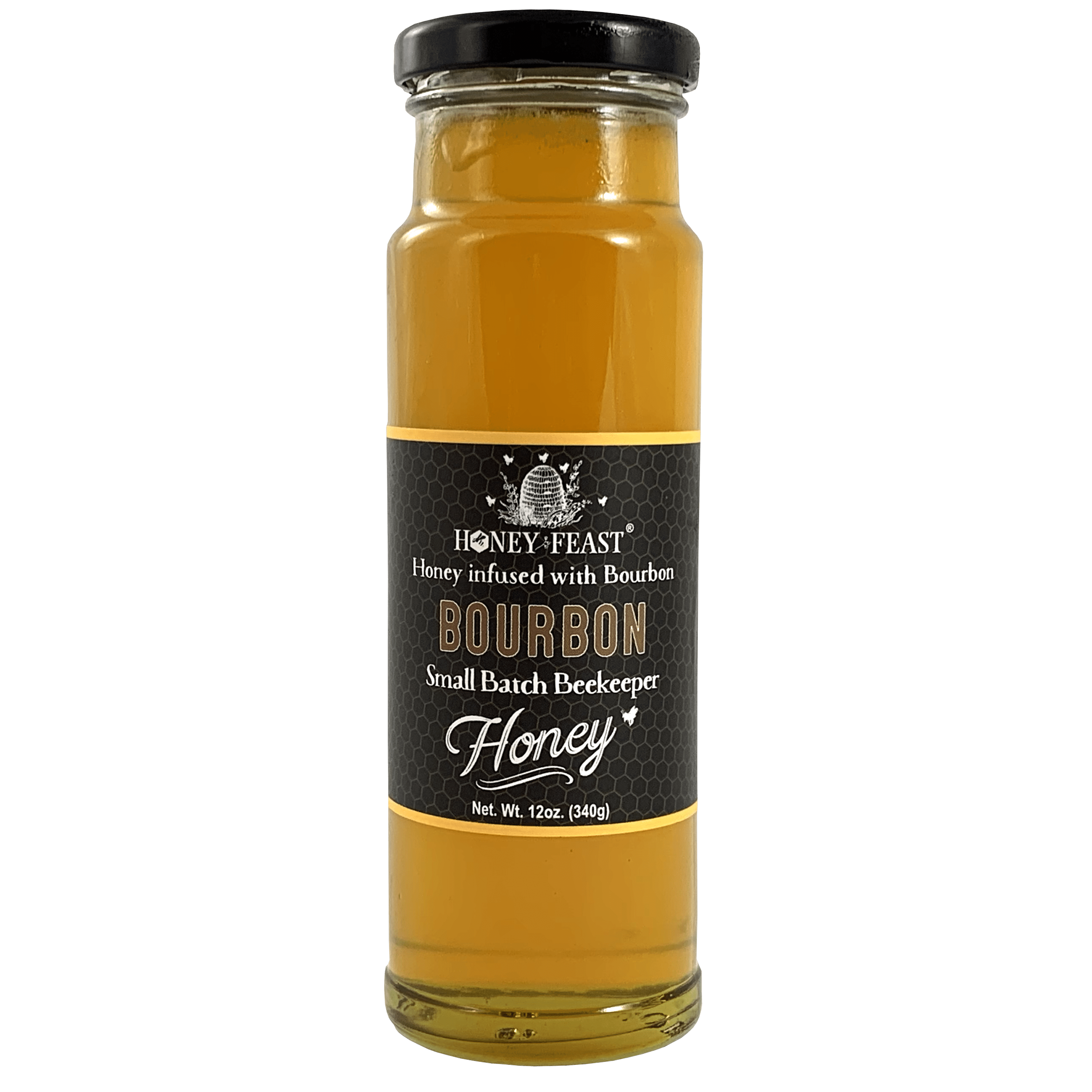 Honey Feast Bourbon Honey 12oz