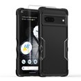 thumbnail image 1 of Allytech Google Pixel 7A Case with Screen Protetor, Hybrid Rugged Protective Back Cover Shockproof Anti-Scratch Slim Fit Shell Case for Google Pixel 7A - Black, 1 of 6