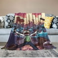 thumbnail image 2 of COMIO Anime Cartoon Flannel Blanket - Bedroom Decorations Warm Throw Blanket - Your Cozy and Stylish Companion, 2 of 6