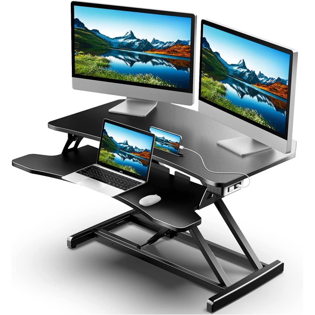 ABOX Electric Standing Desk Dual Motor, Adjustable Height, USB Ports