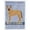 Tan, variant on Black German Shepherd Mastiff Mix Welcome Flag Canvas House Size