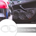 thumbnail image 2 of Pair 1 Inch Car White Clear Speaker Spacer Ring Mounting Spacer Acrylic 43mm ID, 2 of 6