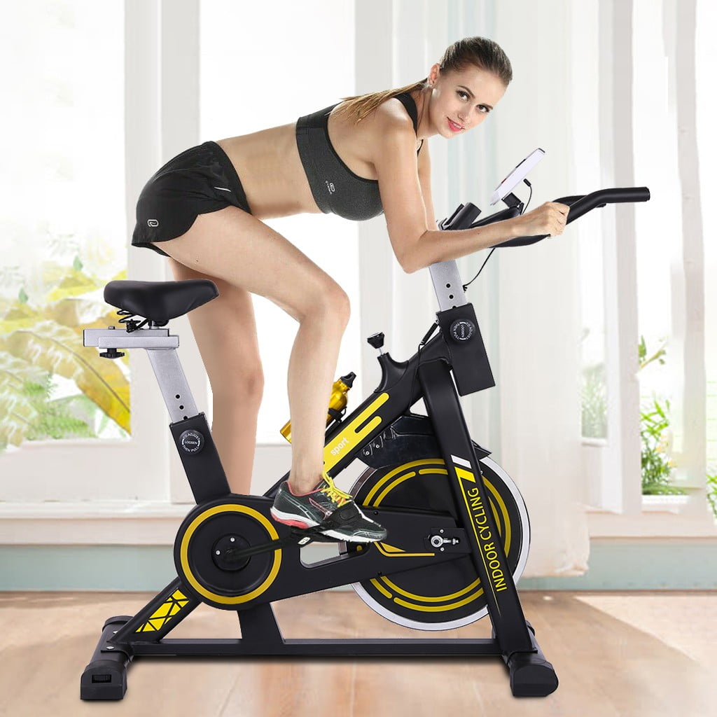 Details about   Exercise Bicycle Cycling Fitness Stationary Bike Cardio Home Indoor Home/Office! 