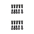 thumbnail image 4 of Vogacara Extremos de barra de acoplamiento de 10 piezas, rótulas de bola de enlace de coche RC, soportes de enlace de articulación de coche, accesorios Negro Tipo C 2piezas Vogacara CBP160821, 4 of 5