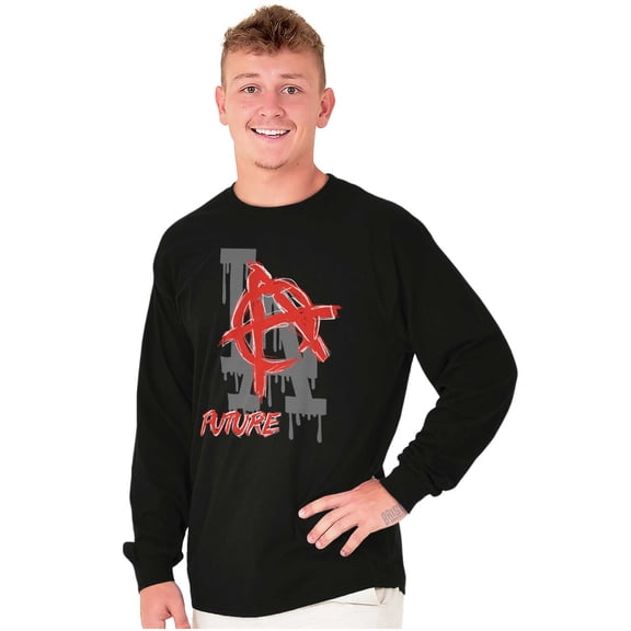 Urban Streetwear LA Future Paint Drip Long Sleeve TShirt Men Women Brisco Brands S