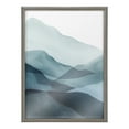 thumbnail image 2 of Blake Blue Mountain Range 18 in x 24 in Framed Painting Art Prints, by Kate and Laurel, 2 of 6
