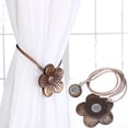 thumbnail image 4 of SPRING PARK Vintage Magnetic Curtain Tieback, Resin Flower Curtain Drapery Holdback Window Curtain Decorative Buckle Holder for Home Cafe Balcony, 4 of 7