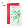 thumbnail image 1 of Koszal 6Pcs Xmas Gift Hollow Hanging Tag Christmas Holiday Present Name Card Label, 1 of 8