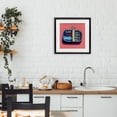 thumbnail image 3 of Stupell Industries Mid-Century Wild Sardines on Pink Black Framed Print Under Glass, 13 x 13, by Kate Jarvik Birch, 3 of 8